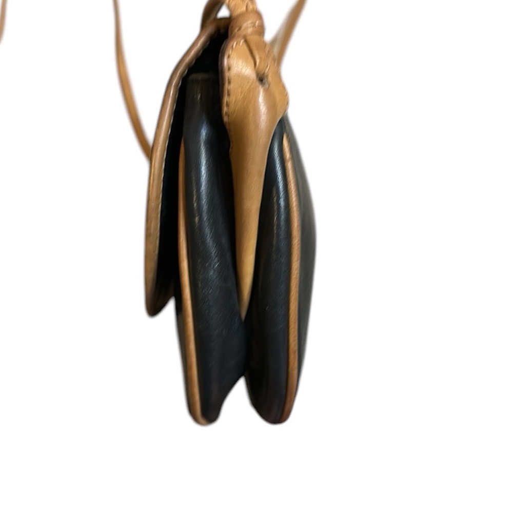 Celine Triomphe Vintage Black Leather Shoulder Bag w/Golden Trim. Comes with COA - Picture 8 of 17